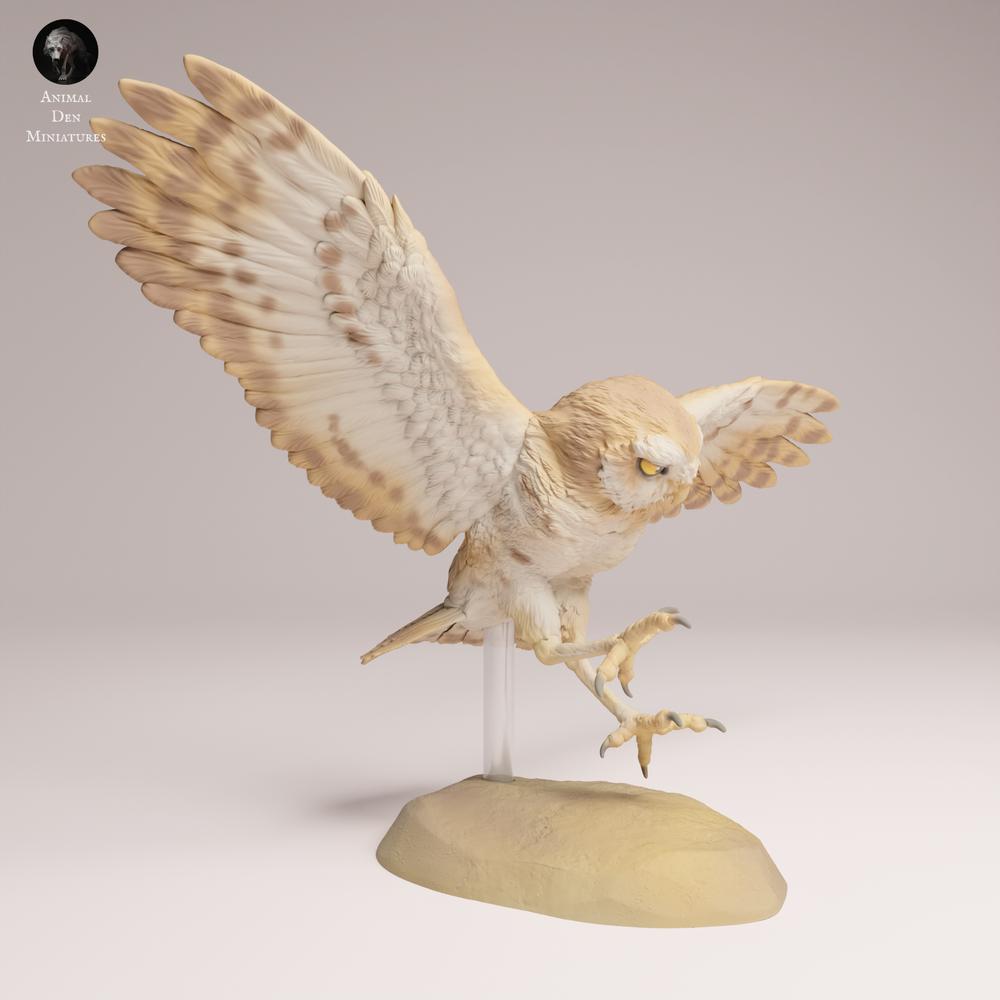 Produktfoto Tierfigur Animal Den Miniatures 3: Wildtier Tierfigur: Kaninchenkauz - im Flug (25_09_15)