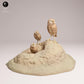 Photo produit figurine animale Animal Den Miniatures 3 : figurine d’animal sauvage : chouettes lapones (25_09_16)
