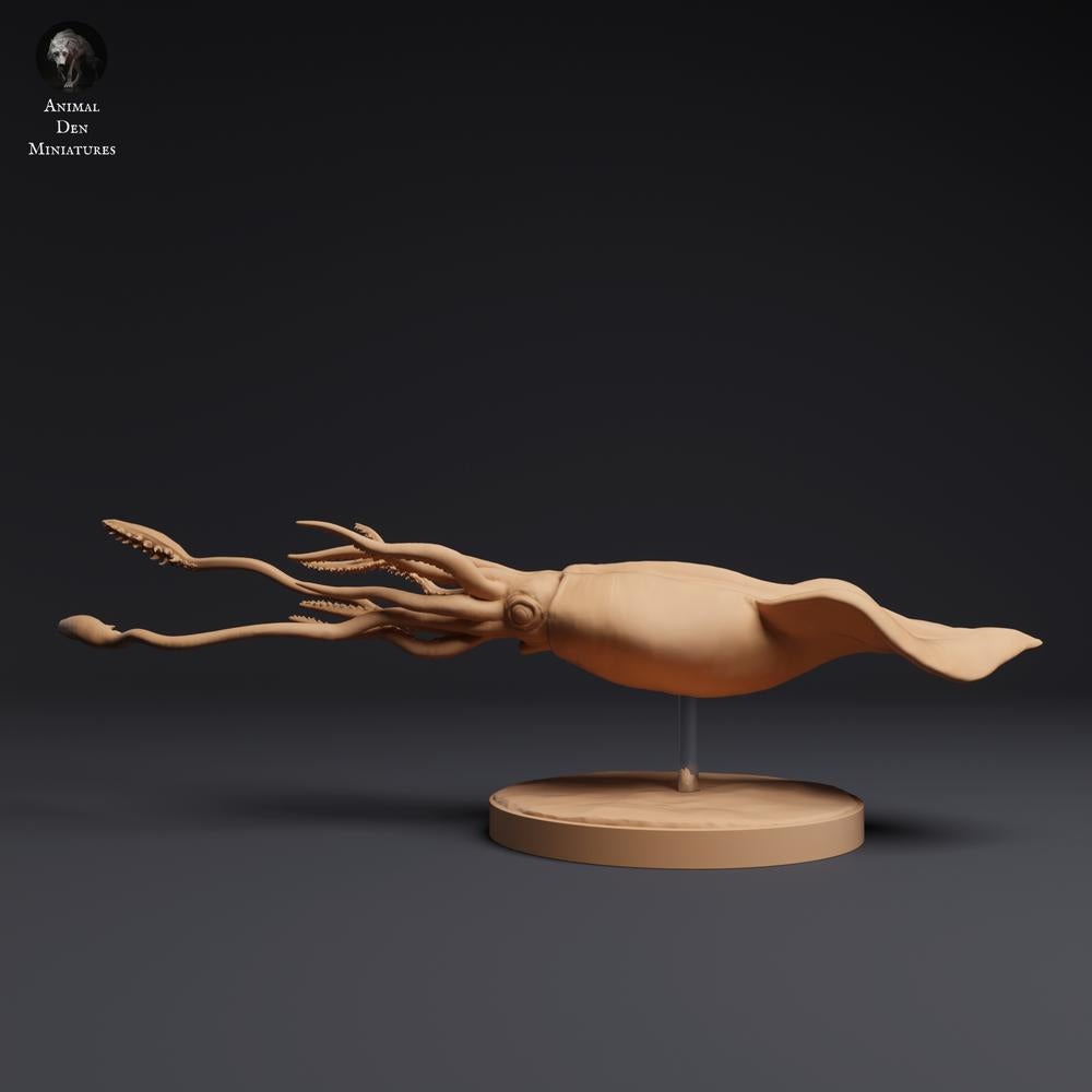 Photo produit 1 : figurine d’animal marin : calmar colossal (25_04_05)
