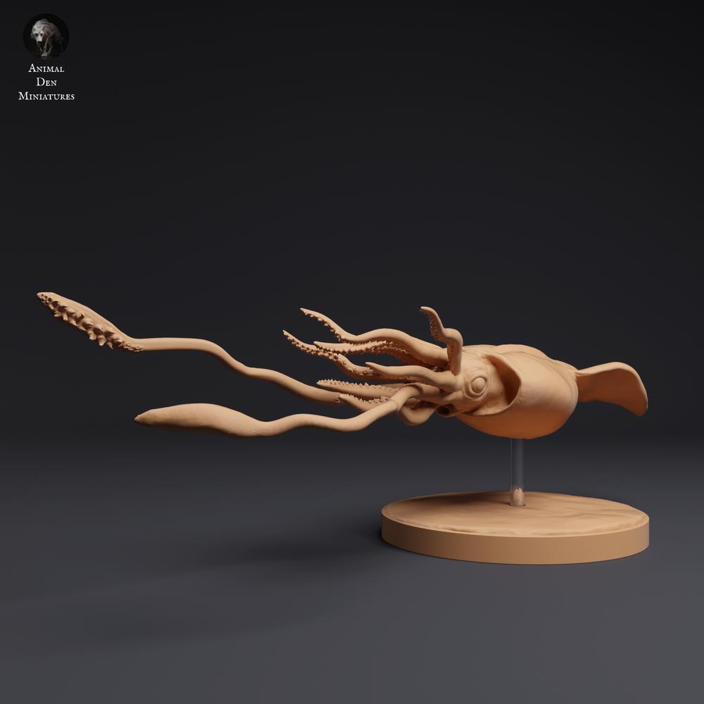 Photo produit 2 : figurine animale marine : calmar colossal (25_04_05)