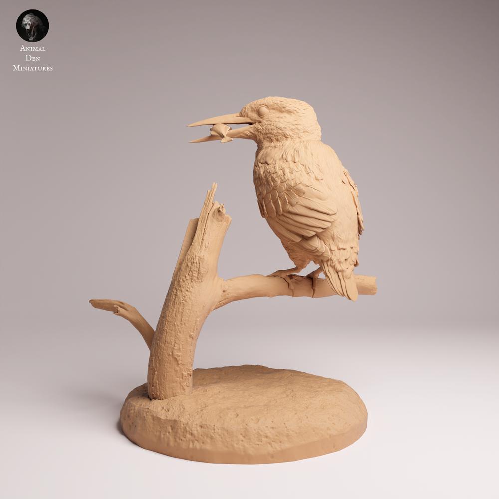 Produktfoto Tabletop 28mm Lord of the Print (LotP) 5: Vogel Tierfigur: Eisvogel - 2 Varianten (26_06_05)