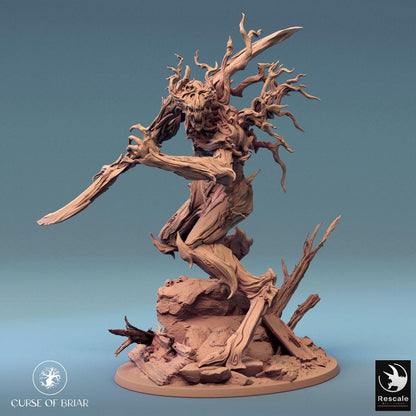 Photo de produit Tabletop 28mm Lord of the Print (LotP) 0 : Miniature Tabletop : Gardien des épines Monstre des bois, Golem de racines avec bras en branches (24_07_C3)