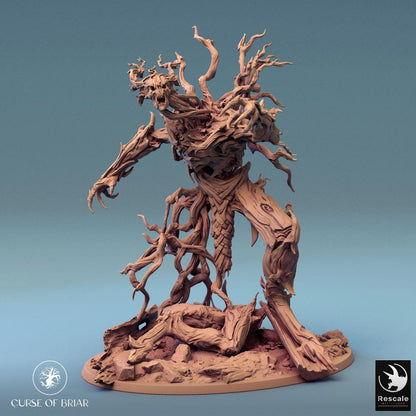 Photo du produit Tabletop 28mm Lord of the Print (LotP) 0 : Figurine Tabletop : Esprit de la forêt Colosse épineux - créature végétale en colère, golem de la nature, monstre de liane, boss monstre (24_07_C5)