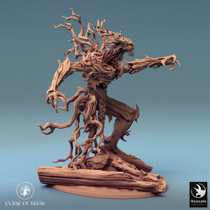 Photo de produit Tabletop 28mm Lord of the Print (LotP) 0 : Figurine Tabletop : Esprit de la forêt Colosse épineux - créature végétale en colère, golem de la nature, monstre de liane, monstre boss (24_07_C5)