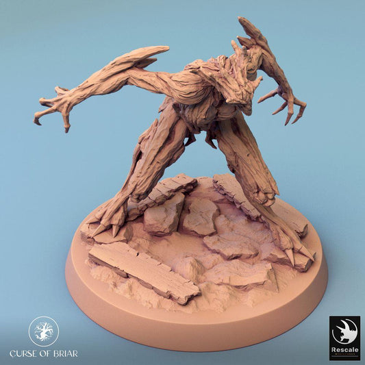 Photo du produit Tabletop 28mm Lord of the Print (LotP) 0 : Miniature Tabletop : Gardien de la forêt Golem - Géant des arbres, Monstre des racines, Élémentaire de la nature, Monstre de la forêt (24_07_A7)