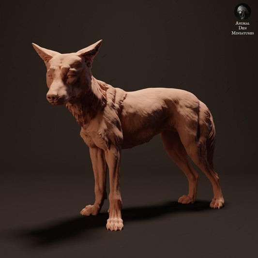 Photo de produit figurine animale Animal Den Miniatures 0 : figurine d’animal sauvage : dingo (23_04_11)