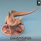 Image du produit Tabletop 28mm Lord of the Print (LotP) 0 : Miniature Tabletop : Concavenator - dinosaure préhistorique rugissant, bête des temps anciens et monstre boss (24_06_C2)
