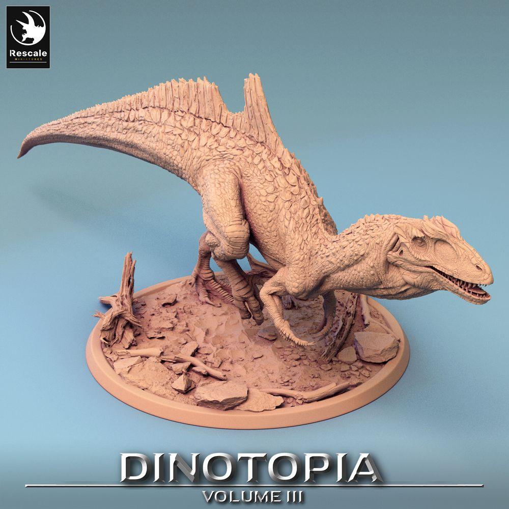 Produktfoto Tabletop 28mm Lord of the Print (LotP) 0: Tabletop Miniatur: Concavenator Raubsaurier, Raptor-Bestie, Urzeit-Monster im Sturmangriff (24_06_C7)