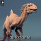 Photo de produit Tabletop 28mm Lord of the Print (LotP) 0 : Miniature Tabletop : Concavenator Raubsaurier - Figur de Raptor en attaque, Miniature de dinosaure, Monstre de Wargaming (24_06_C9)