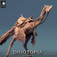 Photo de produit Tabletop 28mm Lord of the Print (LotP) 0 : Miniature Tabletop : Oviraptor Monture Raptor - Dinosaure Monture / Oiseau de Terreur avec Selle et Rênes (24_06_D6)