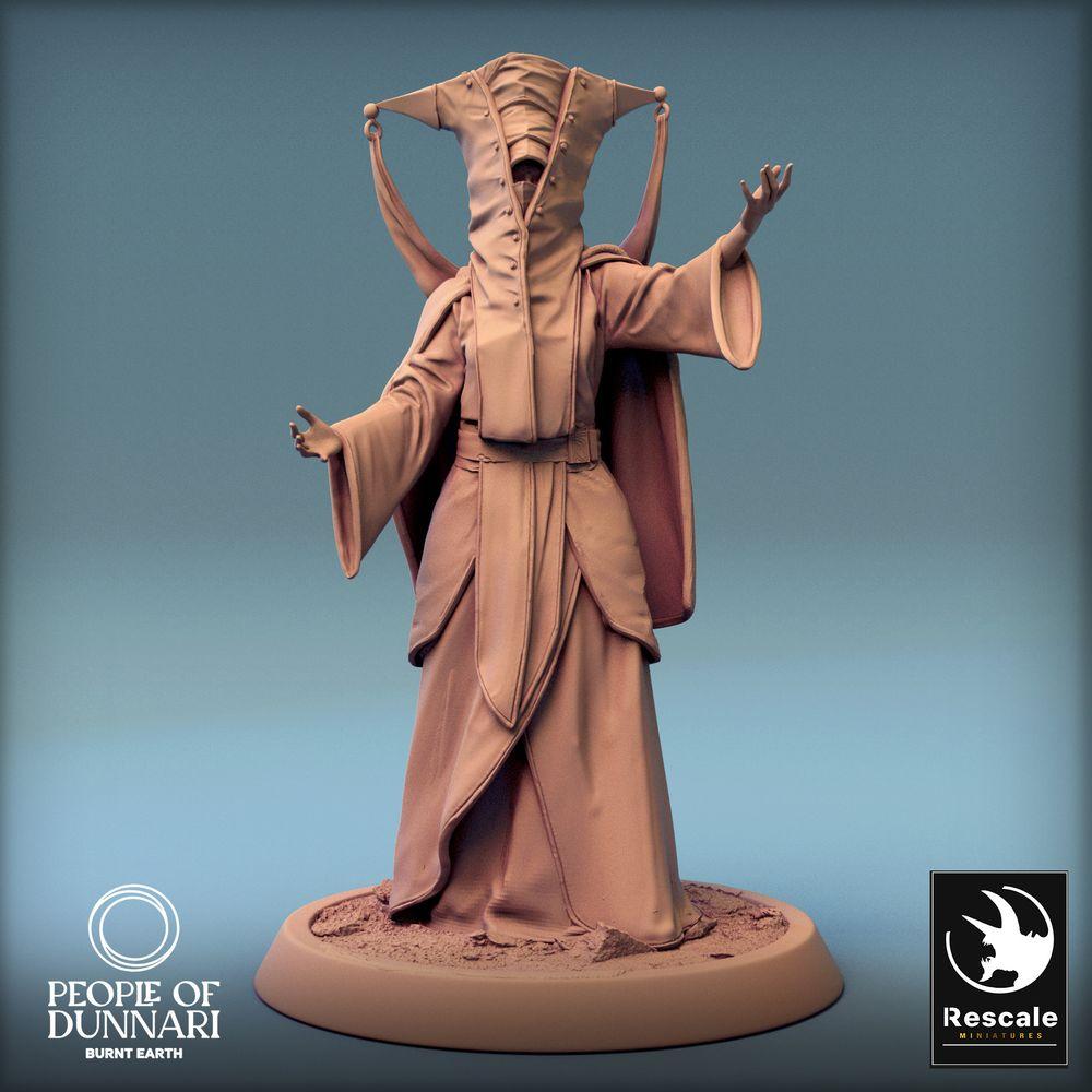 Photo de produit Tabletop 28mm Lord of the Print (LotP) 0 : Miniature Tabletop : Haute-prêtresse occulte et cultiste, magicienne rituelle, invocatrice, oracle (24_03_D2)