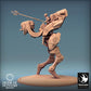 Photo de produit Tabletop 28mm Lord of the Print (LotP) 0 : Miniature Tabletop : Bête de guerre des déserts Medoka, monture nomade, golem de guerre biomécanique avec selle et bagages (24_03_B2)