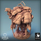 Photo du produit Tabletop 28mm Lord of the Print (LotP) 0 : Miniature Tabletop : Ogres à deux têtes Ettin - Géant de pack, collectionneur de déchets post-apocalyptiques avec armes à chaîne (24_03_I2)