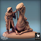Photo de produit Tabletop 28mm Lord of the Print (LotP) 0 : Figurine Sci‑Fi : Nomade du désert et dompteur de bêtes avec monture Sandrunner (Sandstepper), éclaireur avec fusil long (24_03_J2)