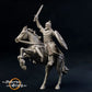 Photo du produit figurine historique médiévale échelle 75mm The Printing Goes Ever On (TPGEO) 0 : Figurines médiévales chevalier gardien A cavalier - modèles 75mm - famille royale