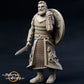 Photo du produit figurine historique médiévale échelle 75mm The Printing Goes Ever On (TPGEO) 0 : Figurines médiévales Chevalier Gardien B - modèles 75mm - Famille Royale