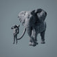 Éléphant africain - Animaux de la savane (23_02_01)