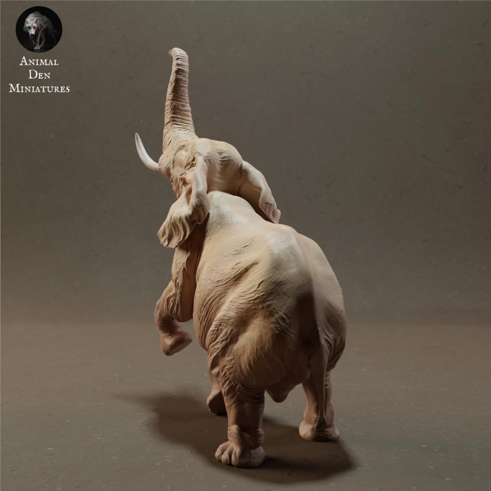 Produktfoto 3: Wildtier Tierfigur: Afrikanischer Savannenelefantenbulle - stehend (23_02_03)