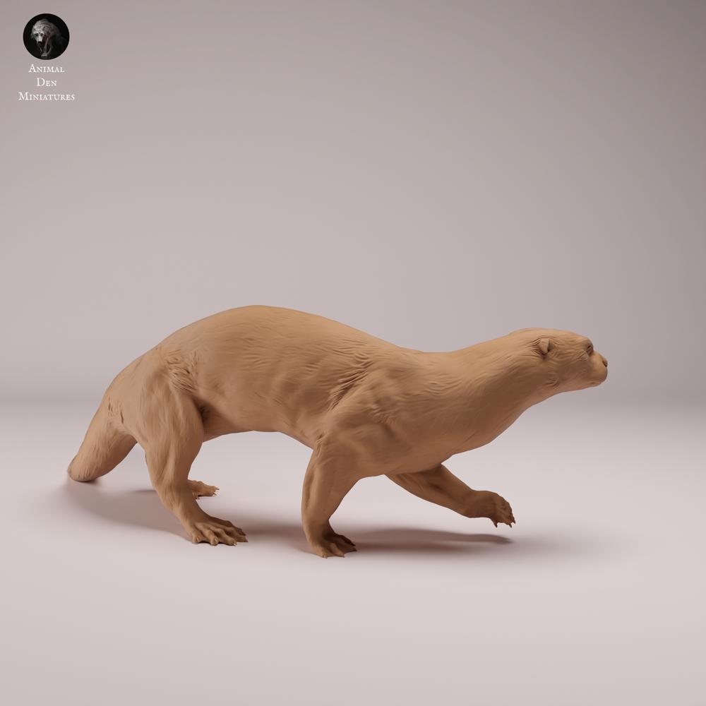 Photo du produit figurine animale Animal Den Miniatures 0 : figurine d’animal sauvage : loutre géante (26_08_04)
