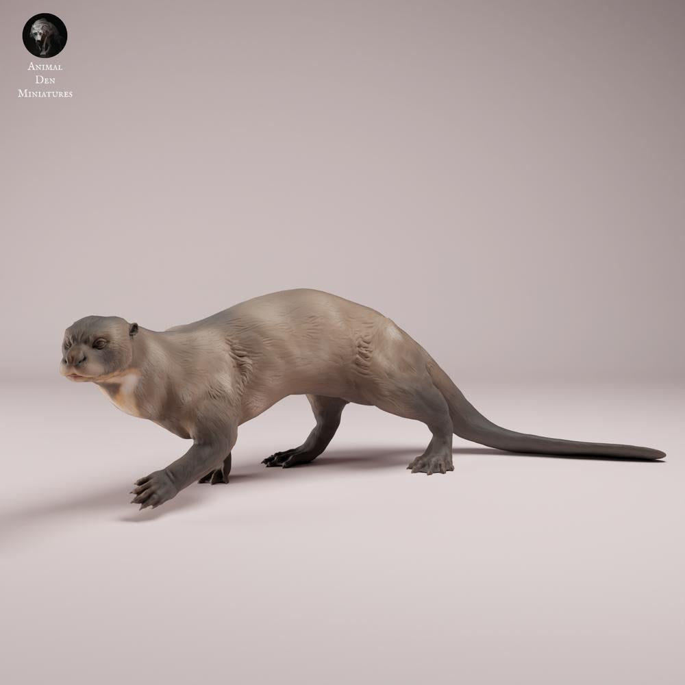 Photo du produit, figurine animale Animal Den Miniatures 3 : animal sauvage, figurine de loutre géante (26_08_04)