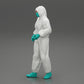 Diorama modélisme photo produit 5 : Miniature diorama : Homme en combinaison de protection intégrale avec capuche, masque et gants (Ref Nr. A50)