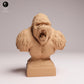 Photo du produit figurine animale Animal Den Miniatures 2 : figurine de gorille : gorille des plaines de l’Est, mâle dominant agressif en buste (25_07_19)