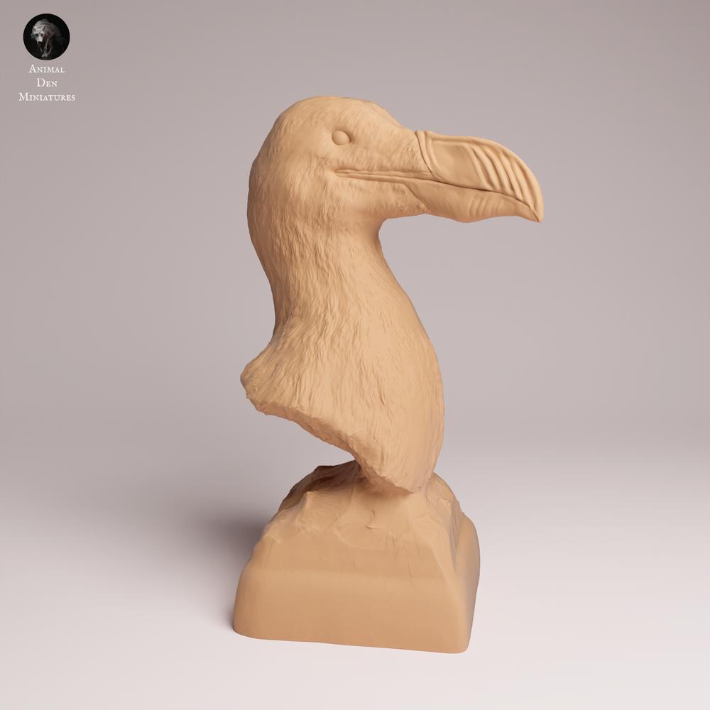 Photo du produit Tabletop 28mm Lord of the Print (LotP) 0 : figurine d’animal oiseau : Grand Pingouin - buste (26_04_02)
