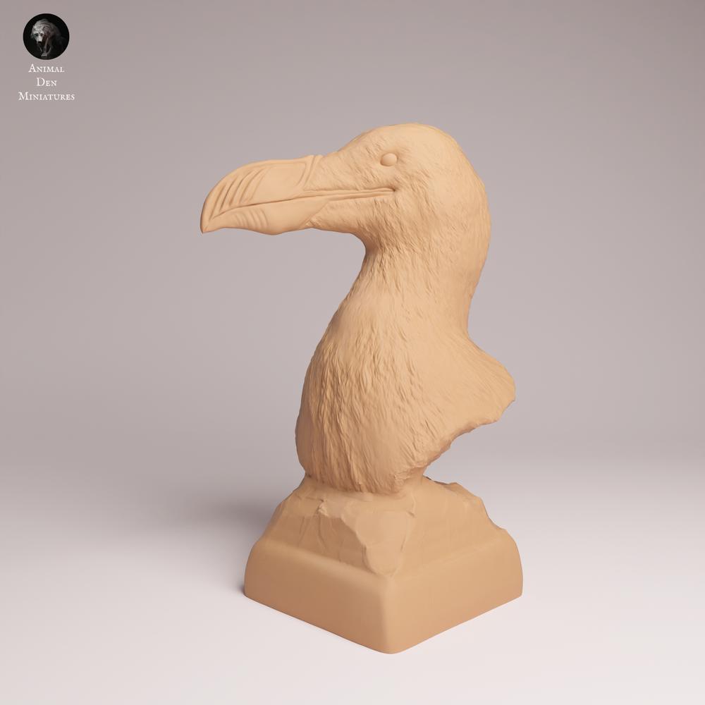 Photo du produit Tabletop 28mm Lord of the Print (LotP) 1 : figurine d’animal oiseau : Grand Pingouin - buste (26_04_02)