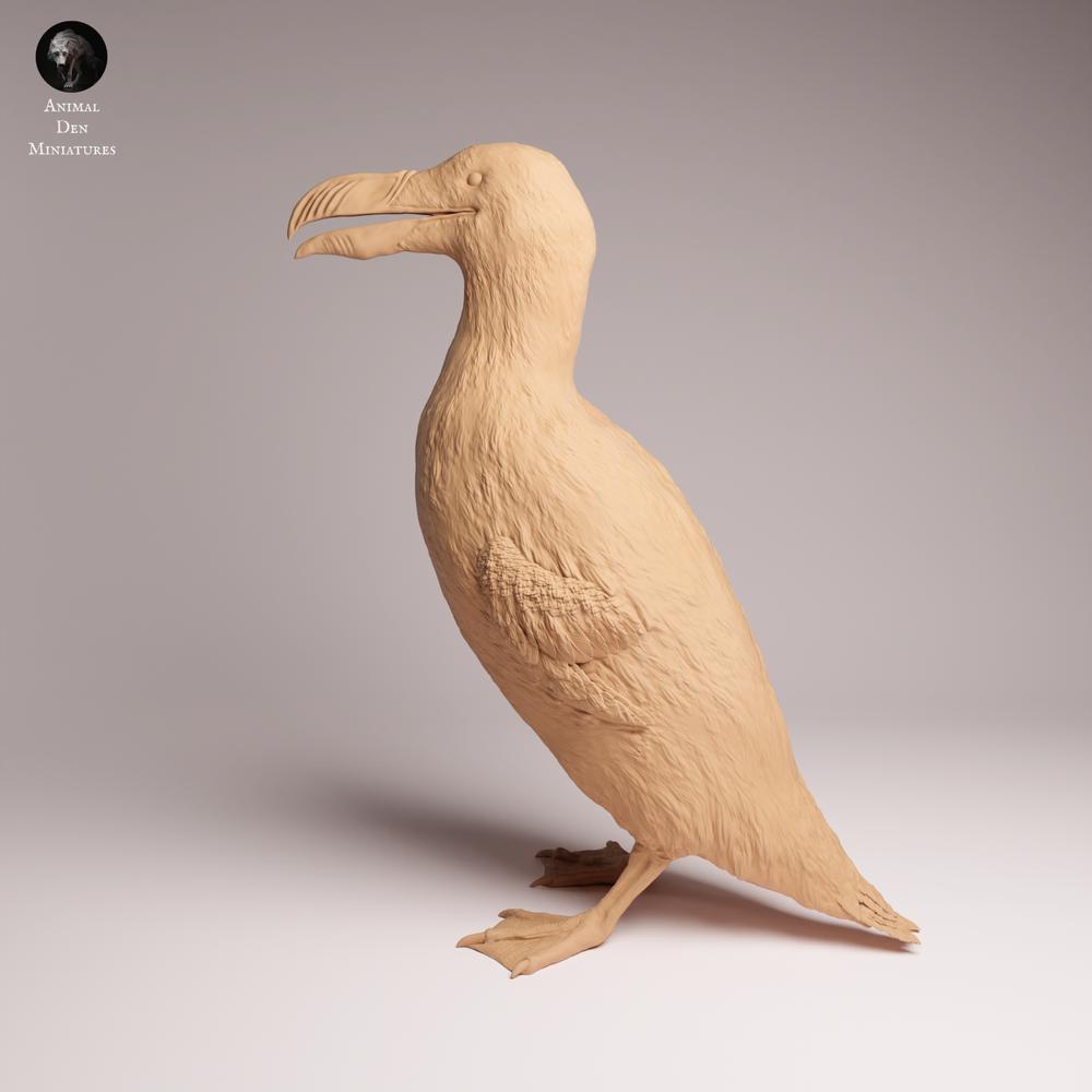 Photo du produit Tabletop 28mm Lord of the Print (LotP) 1 : figurine animale : Grand Pingouin - debout (26_04_03)