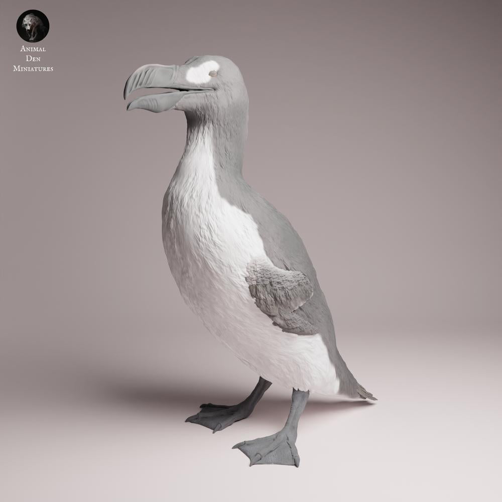 Photo du produit Tabletop 28mm Lord of the Print (LotP) 3 : figurine animale d’oiseau : pingouin géant - debout (26_04_03)