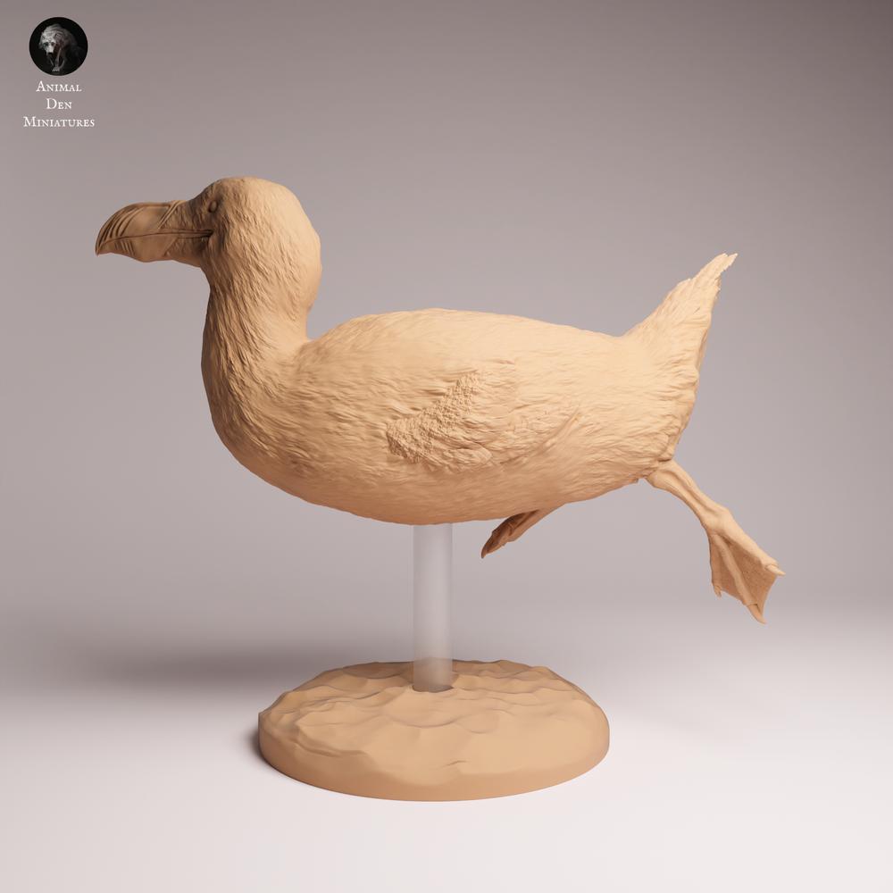 Photo du produit Tabletop 28mm Lord of the Print (LotP) 0 : figurine animalière : Grand Pingouin - nageant (26_04_04)