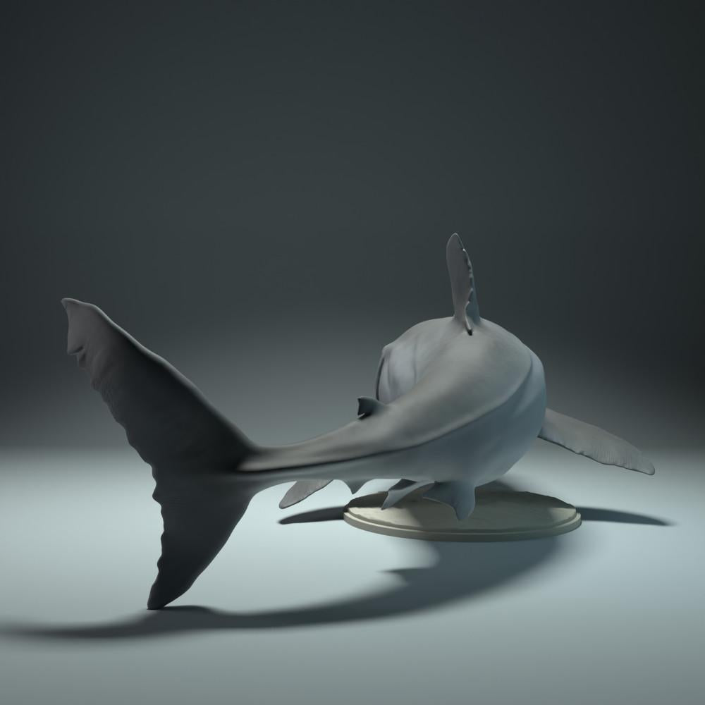 Photo de produit figurine animale Animal Den Miniatures 2 : figurine animale marine : requin blanc (22_09_02)