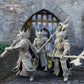 Photo du produit Tabletop 28mm The Printing Goes Ever On (TPGEO) 0 : Garde et archers : Troupe de chevaliers médiévaux - Guerriers de la ville blanche