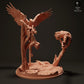 Photo produit figurine animalière Animal Den Miniatures 0 : Figurine animalière de jungle : Harpie - chasse des alouates roux (23_06_08)