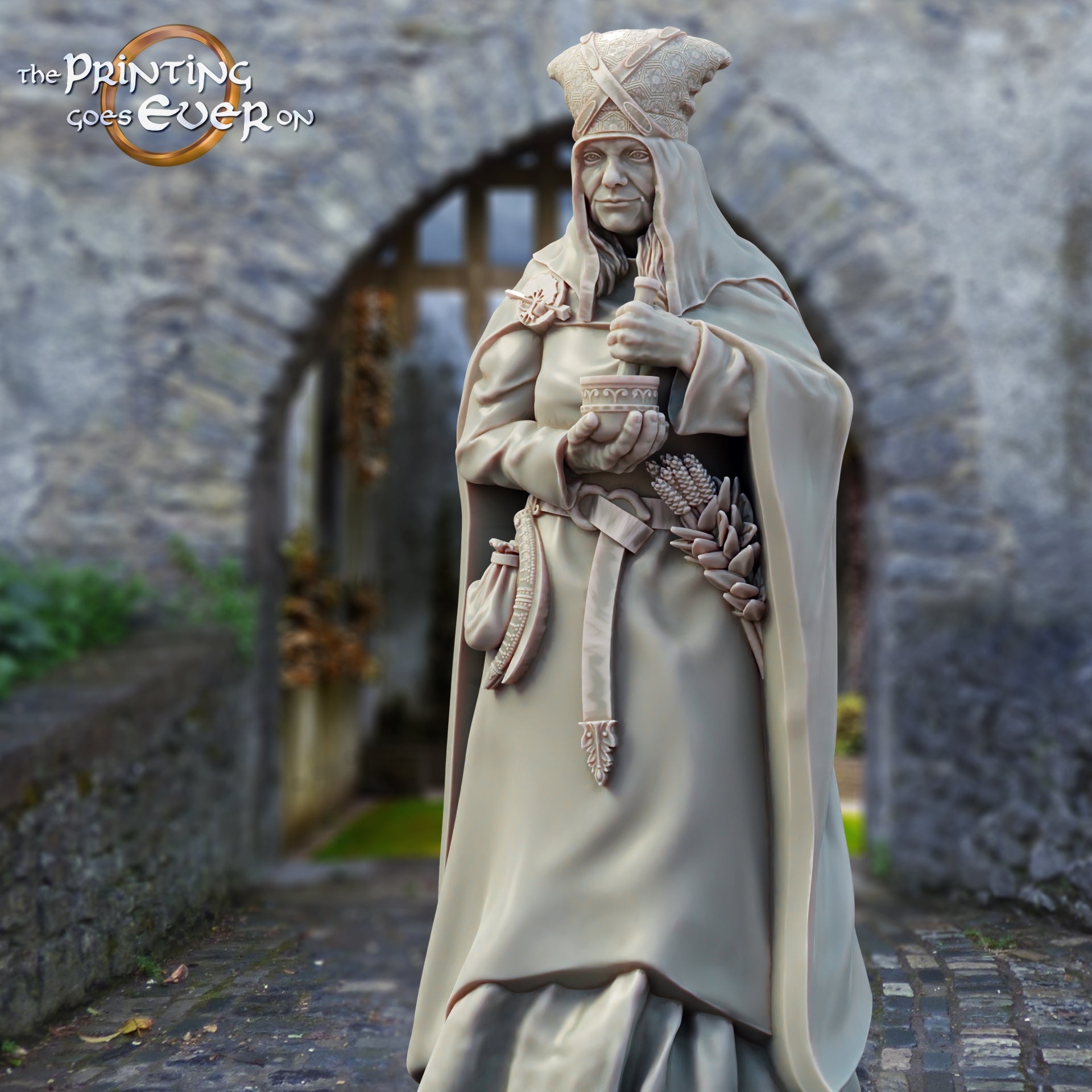 Photo du produit Tabletop 28mm The Printing Goes Ever On (TPGEO) 0: Habitants médiévaux: Forgeron, Bûcheron, Boulanger, Sculpteur, Cordonnier, Nobles, Enfants