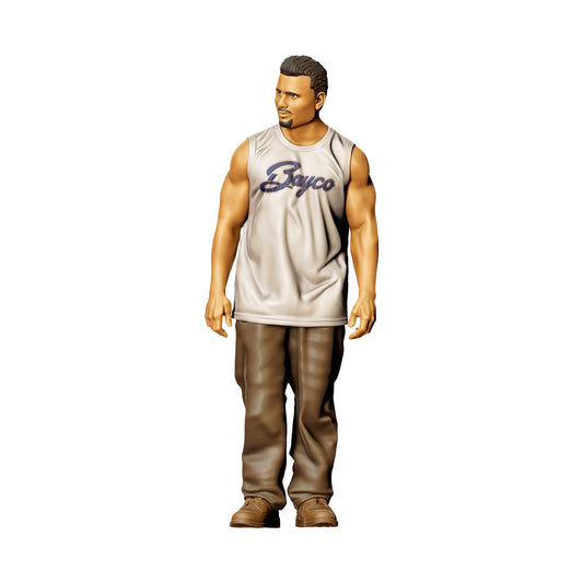 Stehende Figur: Mann mit ärmellosem Oberteil & Hose (Ref. Nr. 479) - farbige Einzelansicht