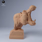 Photo produit figurine animale Animal Den Miniatures 2 : figurine d’animal sauvage : buste d’hippopotame (24_03_13)