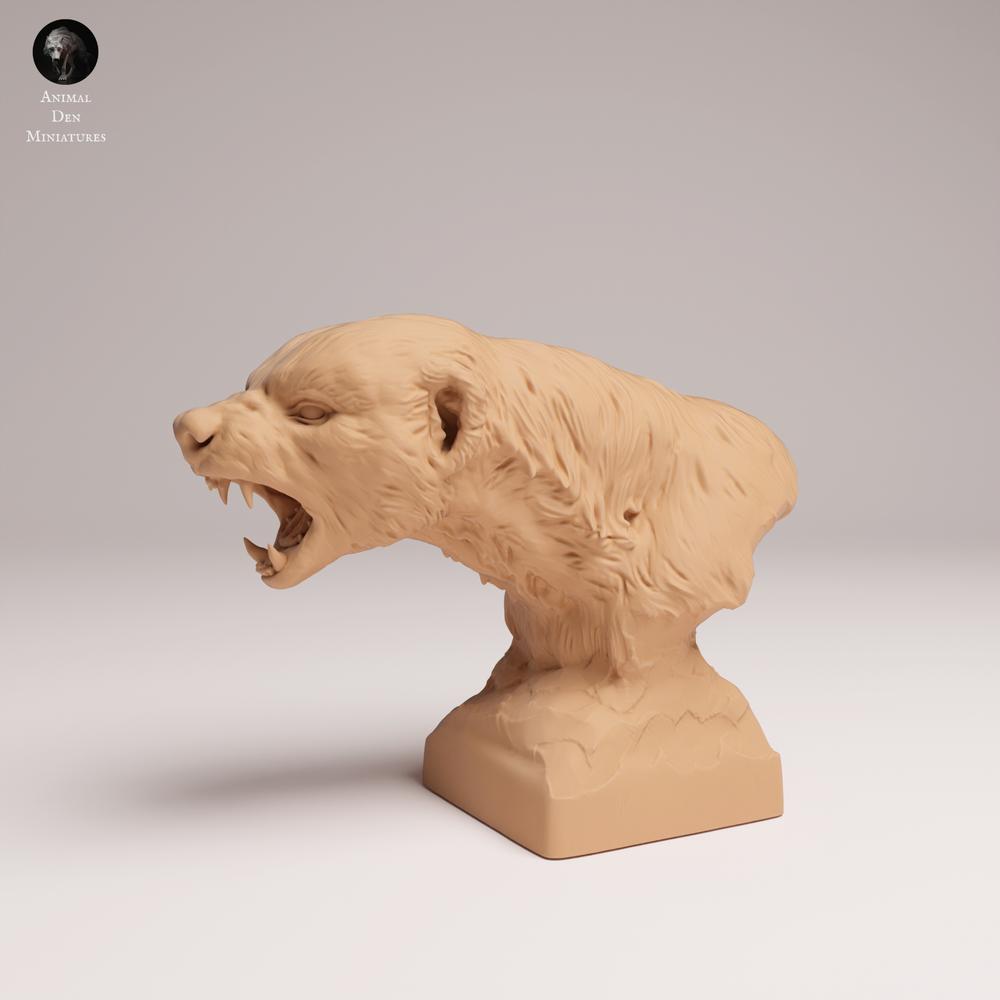 Photo du produit, figurine animale Animal Den Miniatures 0 : figurine d’animal sauvage : ratel - buste (25_08_15)