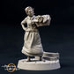 Photo de produit Tabletop 28mm The Printing Goes Ever On (TPGEO) 0 : Habitants médiévaux et clients de taverne : aubergiste, garde, chasseur, fermier, servante, invité, voyageur