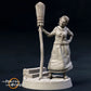 Photo de produit Tabletop 28mm The Printing Goes Ever On (TPGEO) 0 : Habitants médiévaux et clients de taverne : aubergiste, garde, chasseur, fermier, servante, invité, voyageur