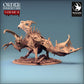 Photo de produit Tabletop 28mm Lord of the Print (LotP) 0 : Miniature Tabletop : Lignée démoniaque - Dragon Immortalis, bête infernale avec queue en faucille en position d'attaque (24_02_D1)