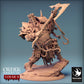 Photo de produit Tabletop 28mm Lord of the Print (LotP) 0 : Figurine Fantastique : Seigneur des Ogres / Berserker Barbare avec Hallebarde - Attaque d'Eradicus (24_02_F1)