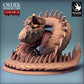 Photo de produit Tabletop 28mm Lord of the Print (LotP) 0 : Miniature Tabletop : Dragon serpent Lindwurm, Wyrm-Boss, serpent géant enroulé (24_02_E1)