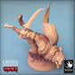 Photo de produit Tabletop 28mm Lord of the Print (LotP) 0 : Miniature Tabletop : Guerrier Loup-Garou avec Sabre Courbe, Barbare Homme-Loup, Guerrier Loup-Garou (24_02_C1)