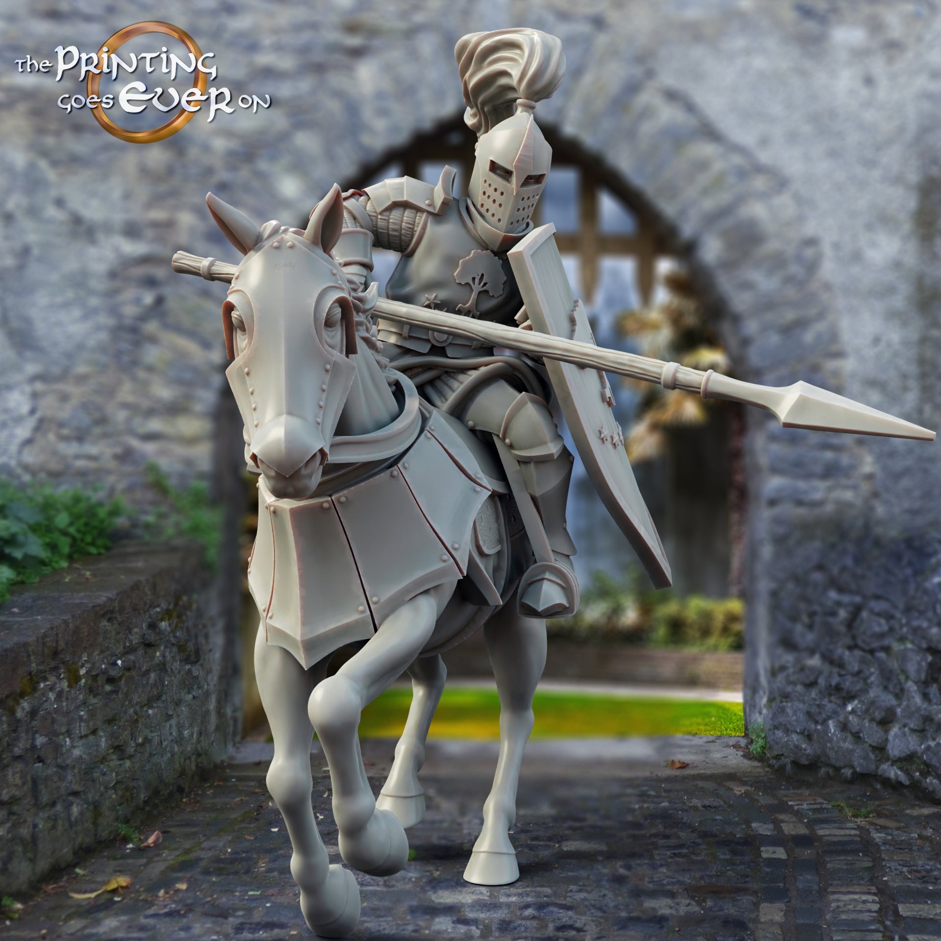 Photo du produit Tabletop 28mm The Printing Goes Ever On (TPGEO) 0 : Chevalier de Gonthan : Chevaliers médiévaux - Guerriers de la ville blanche