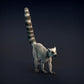 Photo du produit, figurine animalière Animal Den Miniatures 0 : animal sauvage : maki catta (lémur catta) (22_01_03)