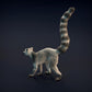 Photo du produit : figurine animalière Animal Den Miniatures 5 : animal sauvage : maki catta (lémur catta) (22_01_03)
