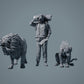 Lion et lionne - Animaux de la savane (23_02_13)