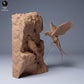Photo produit figurine animale Animal Den Miniatures 1 : figurine animale de jungle : aras rouge clair (24_04_09)