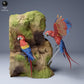 Photo du produit figurine animale Animal Den Miniatures 2 : figurine animale de jungle : aras écarlates (24_04_09)